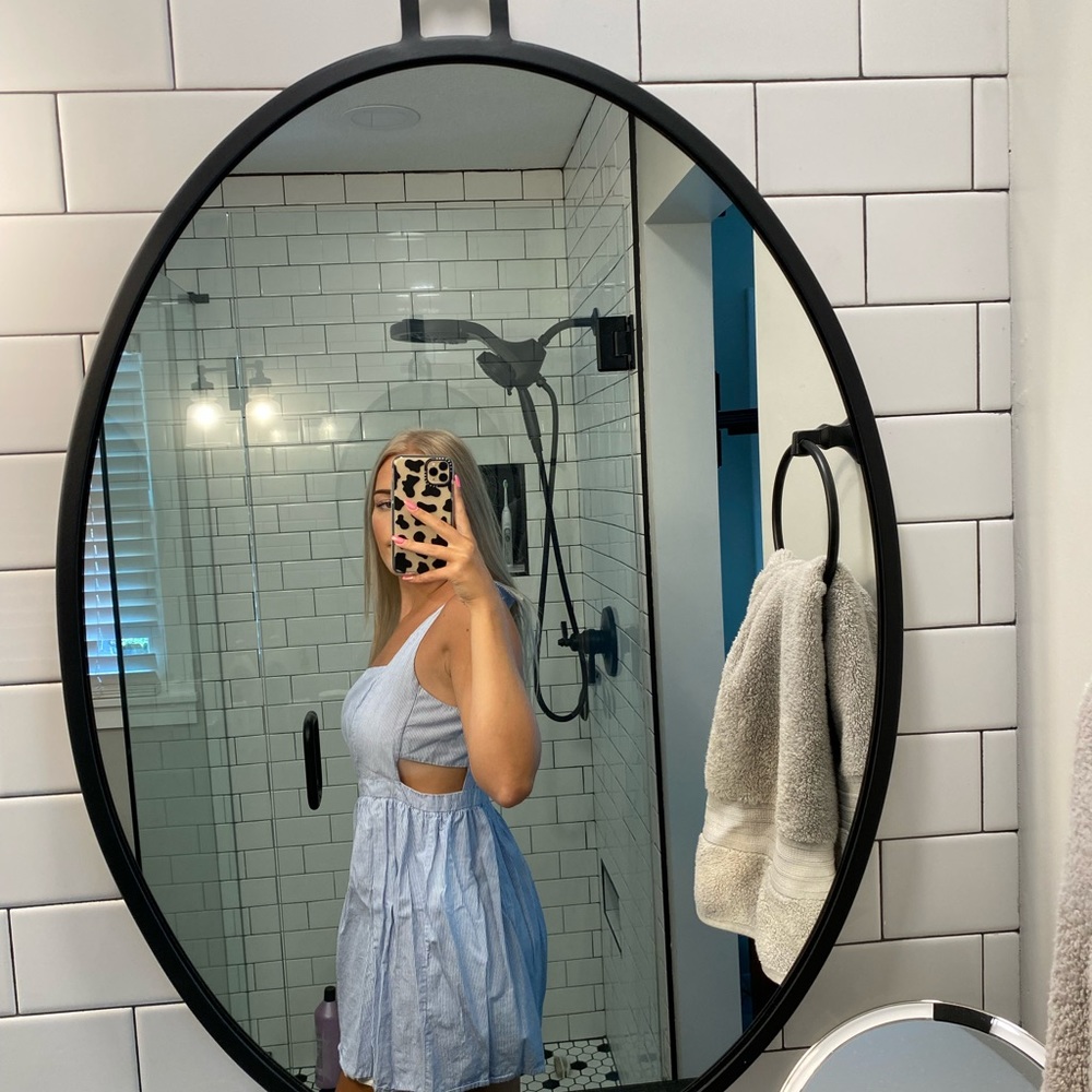 Apricot Lane mini dress with cutouts.